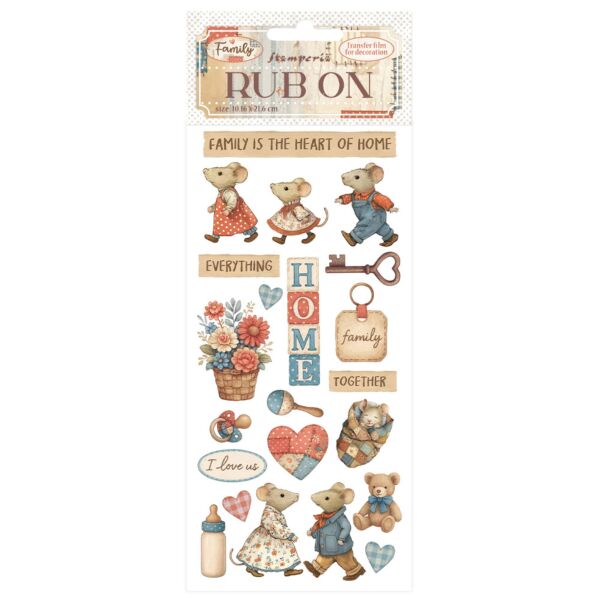 Stamperia - Rub on - Home