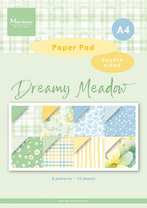 Marianne Design - Pretty Papers bloc Dreamy Meadow A4