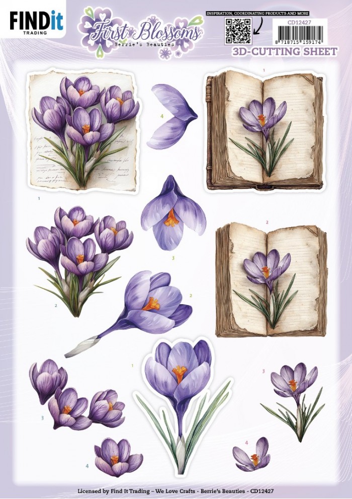 Berries Beauties - First Blossom - 3D knipvel - Blooming Tales 