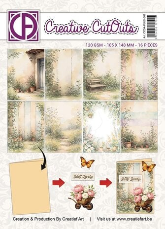 Creative Cut Outs - A6 papers 16 stuks 