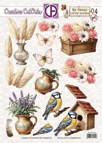 Creatief Art - My Happy Little Garden 04
