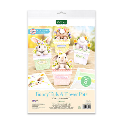 Katy Sue Designs Bunny Tails & Flower Pots Card Making Kit