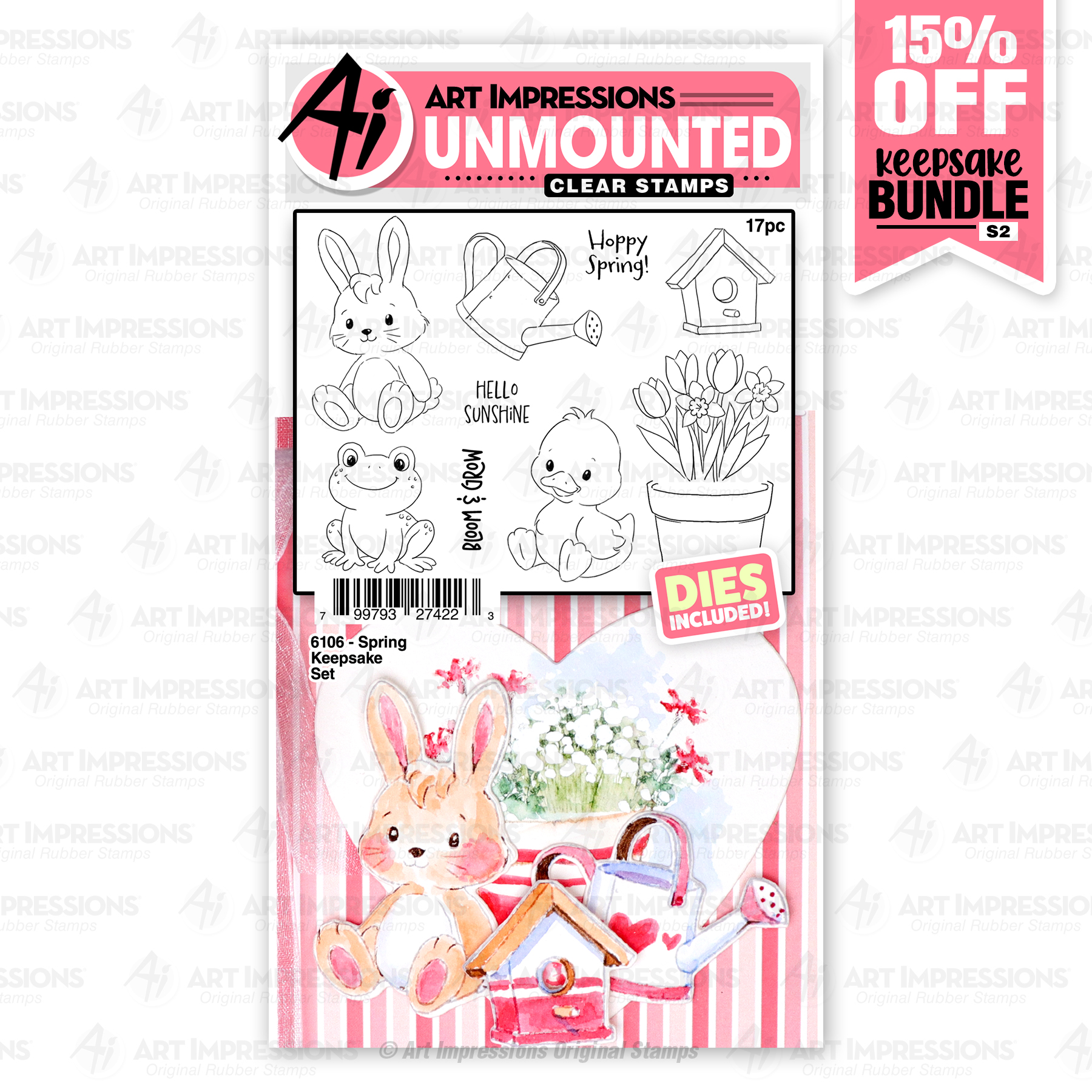 Art Impressions - Spring Keepsake Set