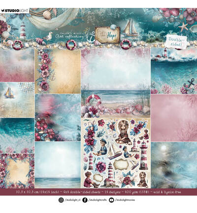Studio Light Jeanines Mindful - Tide of Hope - paperpack 30,5x30,5cm