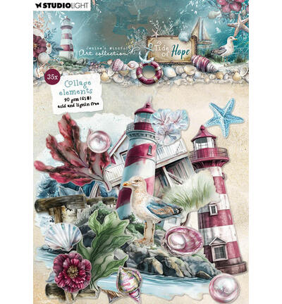 Studio Light Jeanines Mindful - Tide of Hope - Collage Elements