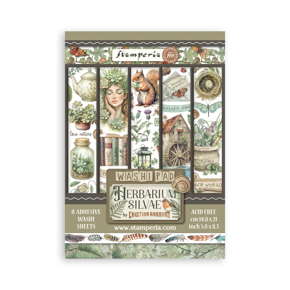Stamperia - Herbarium Silvae - Washi Pad