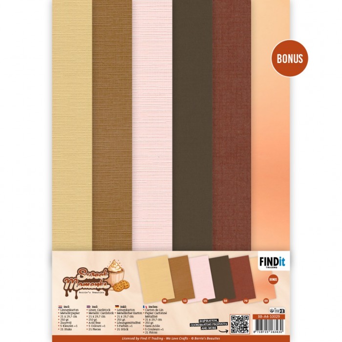 Berries Beauties - Sweet Moments Linnenkarton A4