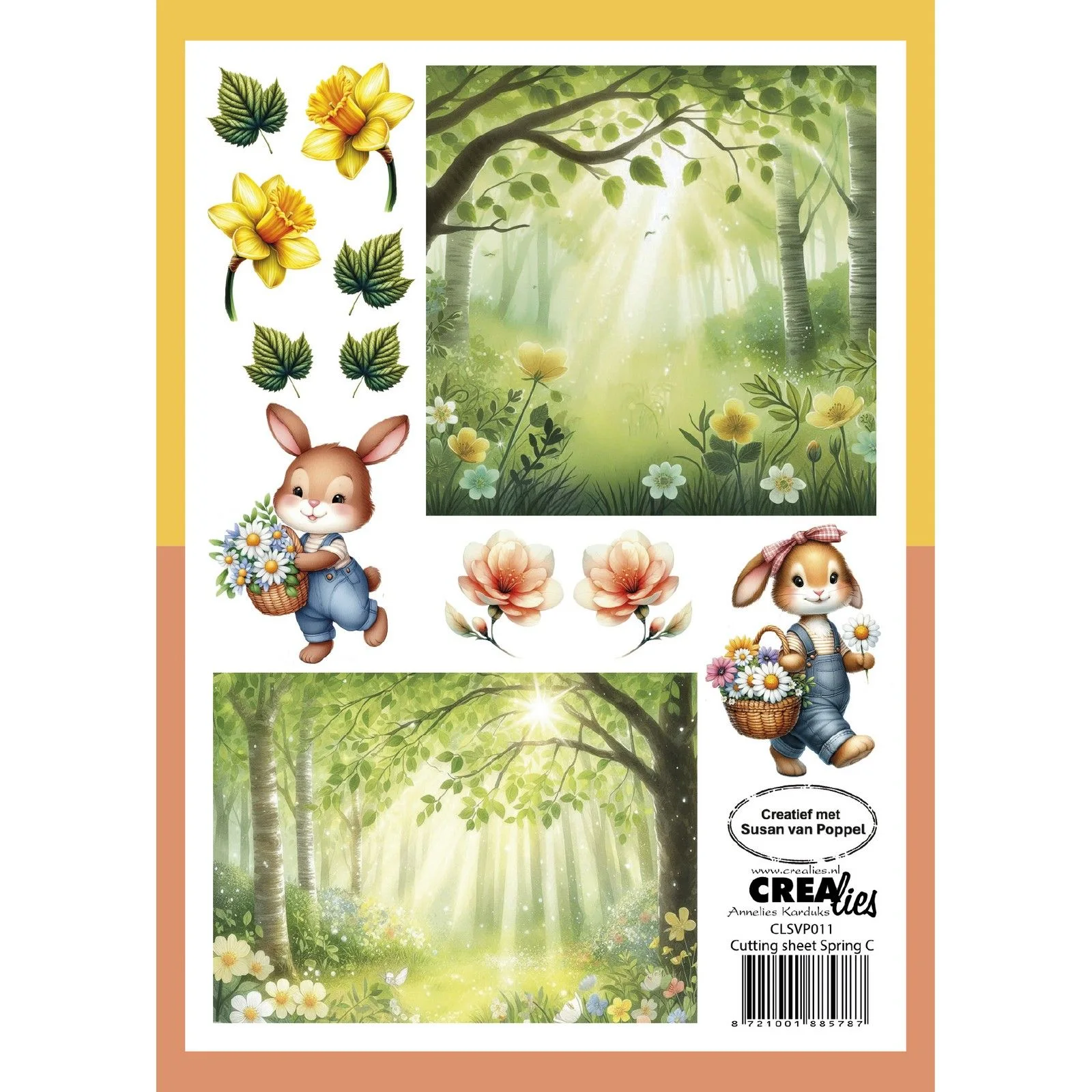 Crealies - Knipvel Lente C