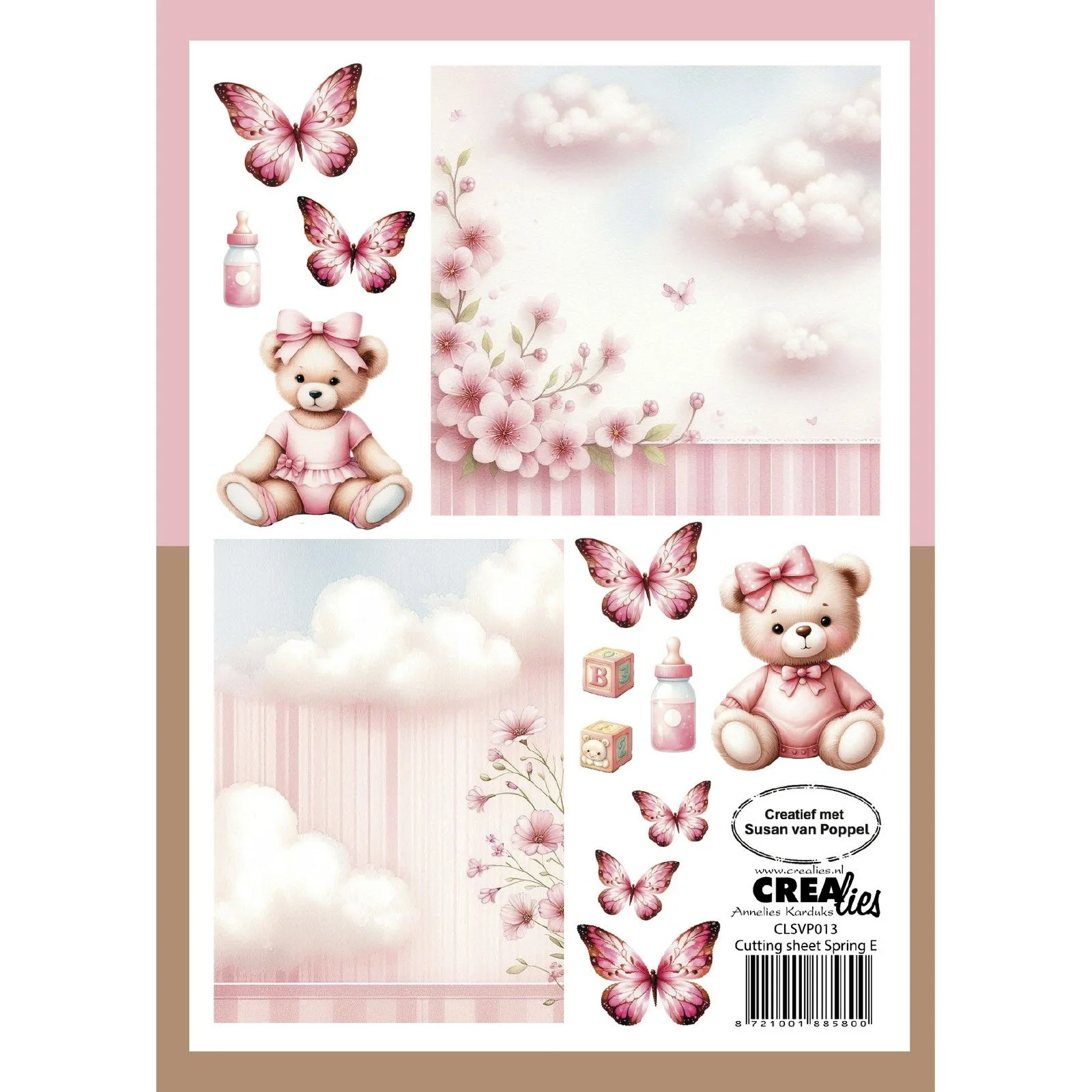 Crealies - knipvel Lente E