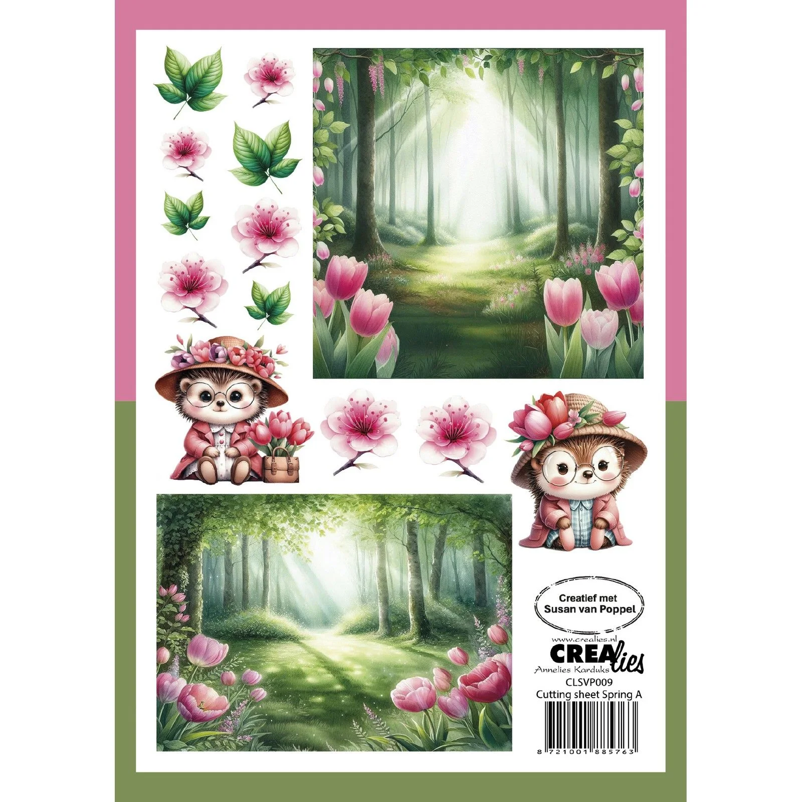 Crealies - knipvel Lente A