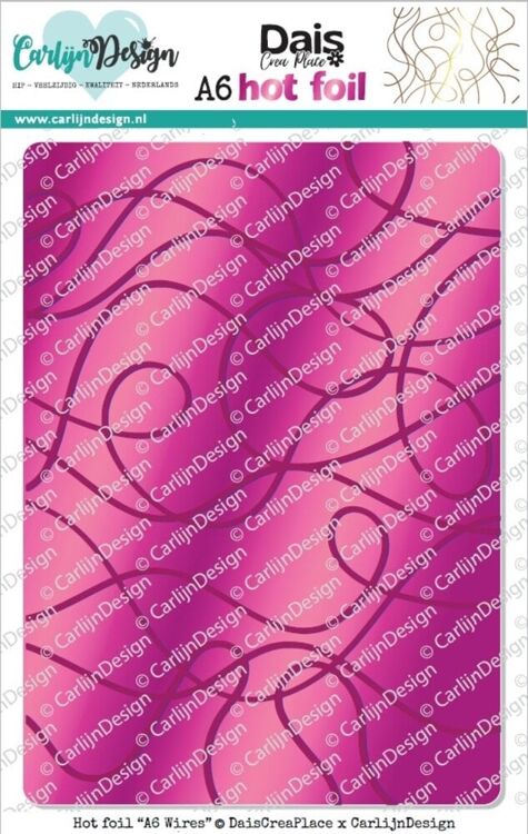 CarlijnDesign Hot Foil A6 Wires
