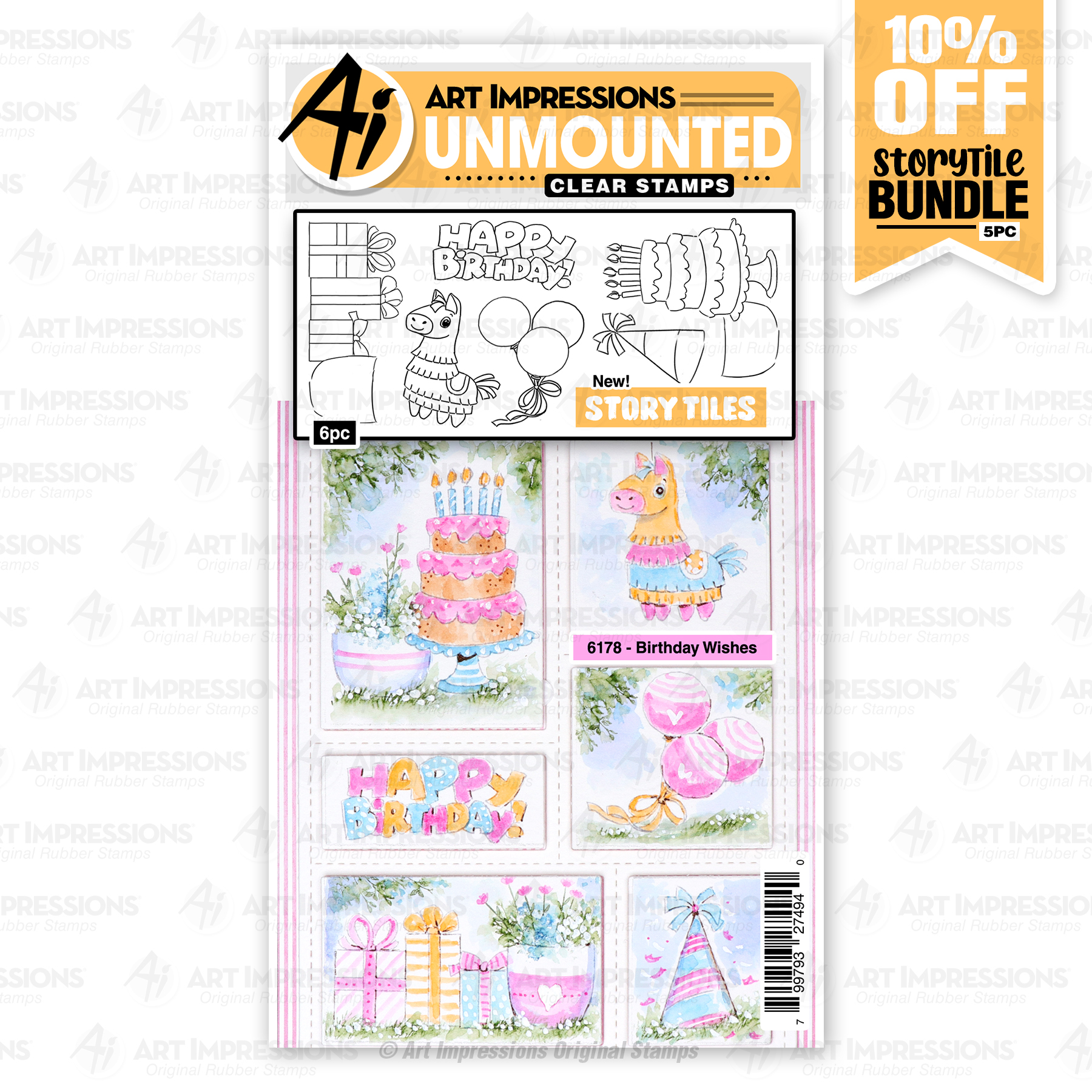 Art Impressions - Birthday Wiches 6178