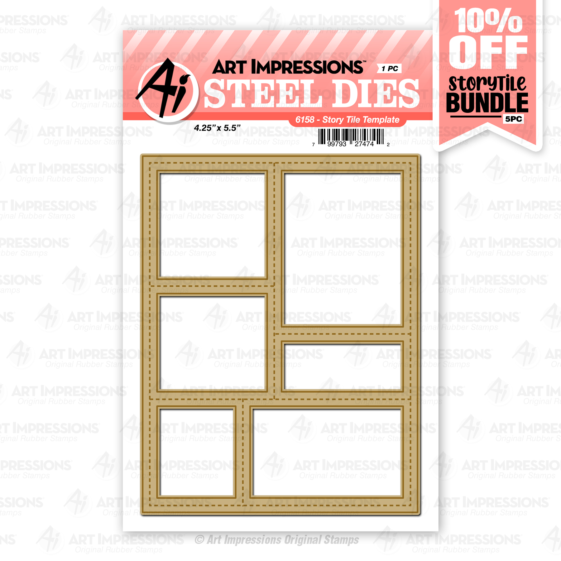 Art Impressions - Story Tiel Template 6158