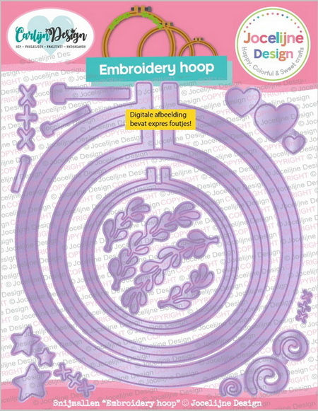 CarlijnDesign - Snijmallen Embroidery hoop