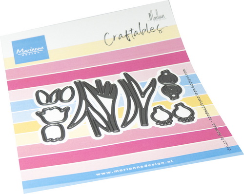 Marianne Design - stencil Tulip by Marleen