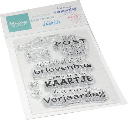 Marianne Design clear stamp - echte post 