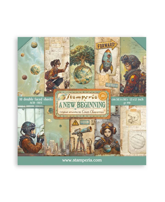 Stamperia - A New Beginning - 30,5x30,5cm
