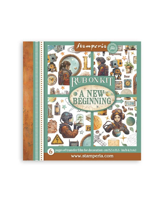 Stamperia - Rub on Kit - A New Beginning