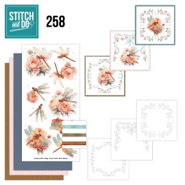 Stich and Do 258 - Berries Beauties - Dragonflies
