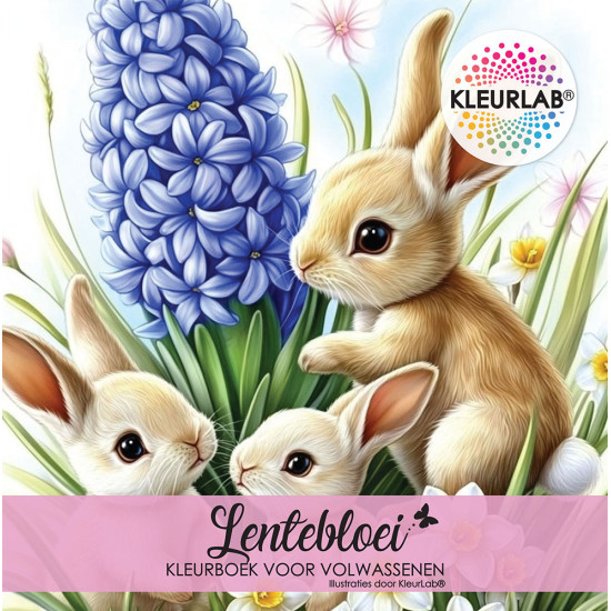 Kleurlab - kleurboek voor volwassenen - Lentebloei