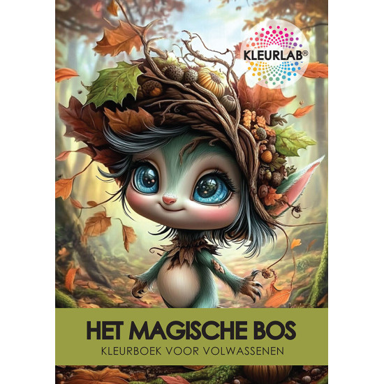Kleurlab - Kleurboek voor volwassenen - Het Magische bos