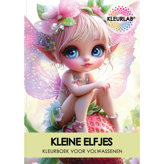 Kleurlab - kleurboek voor volwassenen - Kleine Elfjes