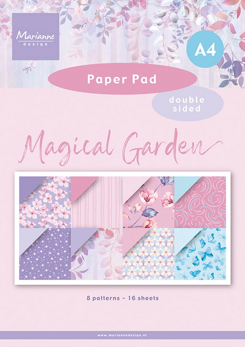Marianne Design - Pretty Papers bloc Magical Garden A4