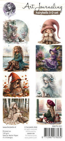 Art Journaling - Fairybells 3D setje Timeless