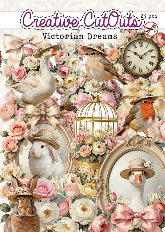 Creatief Art - Victorian Dreams - Cut outs 23 stuks