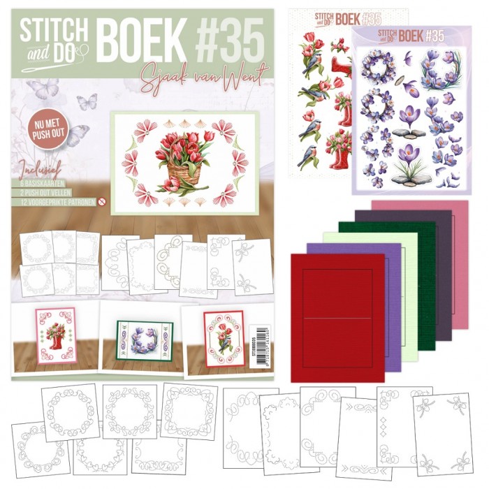 Stitch and Do Boek 35 Sjaak van Went - Springtime