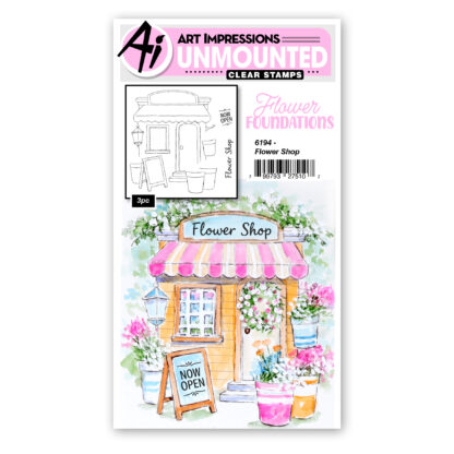 Art Impressions - Flower Foundations - Flower Shop 6194