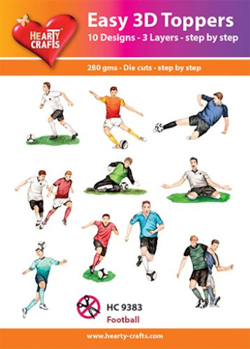 Easy 3D Toppers - Football