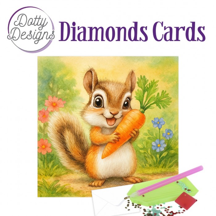 Dotty Design - Diamonds Cards - Eekhoorn