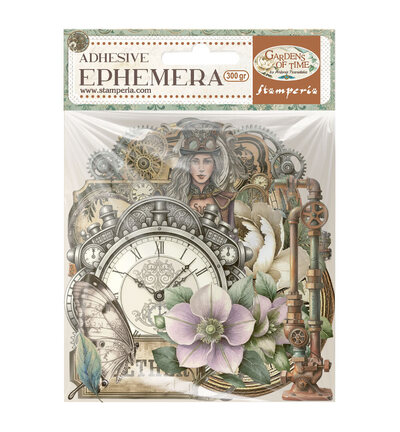 Stamperia - Gardens of Time - Adhesive Ephemera 
