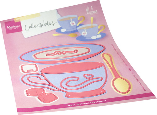 Marianne Design - Collectables up & saucer by Marleen