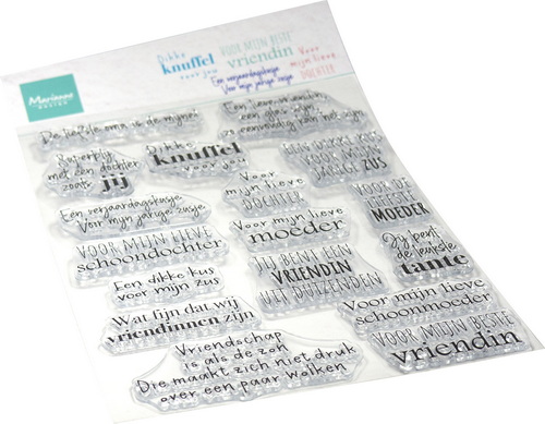 Marianne Design - Clearstamp Familie & vrienden