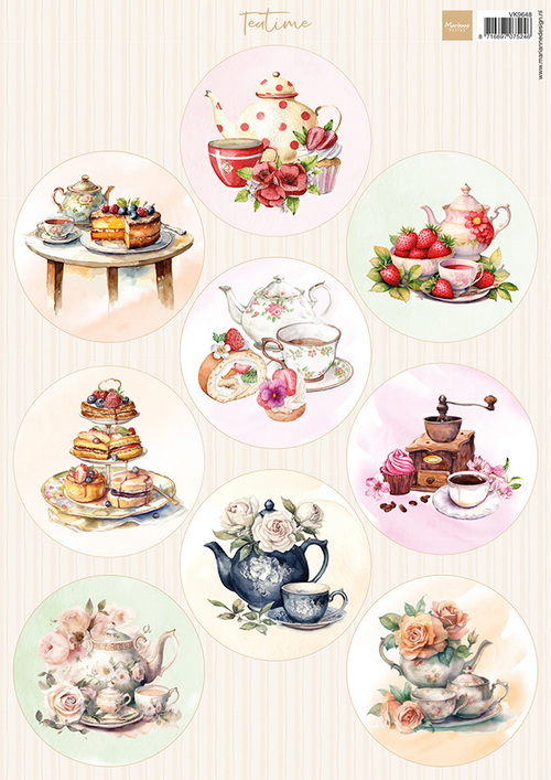 Marianne Design - knipvel Circles - Teatime