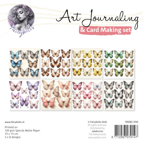 Art Journaling  & Card Making Set - Butterflies