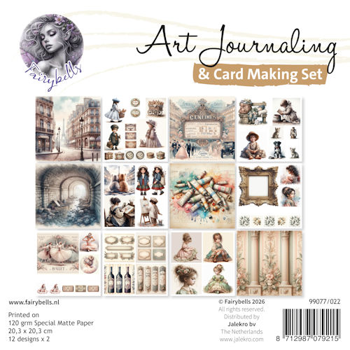 Art Journaling & Card Making set a Paris 