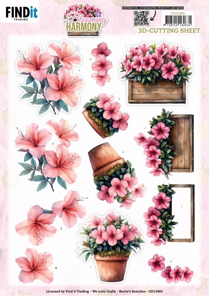 Berries Beauties - Blooming Harmony - 3D Knipvel - Blooming Pots