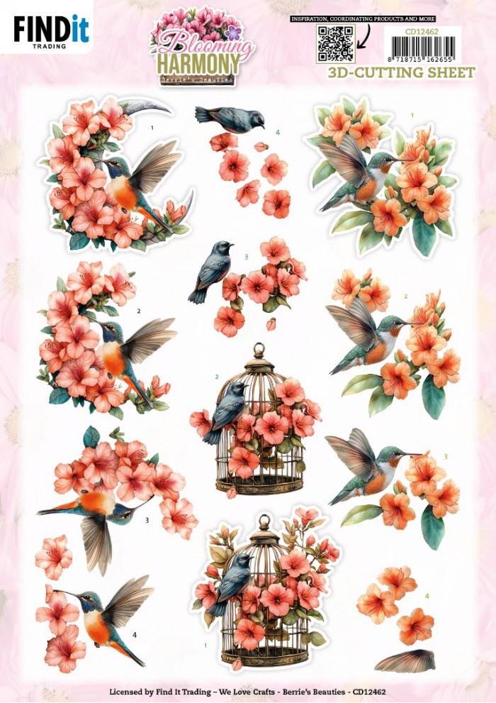 Berries Beauties - Blooming Harmony - 3D knipvel - Serenade