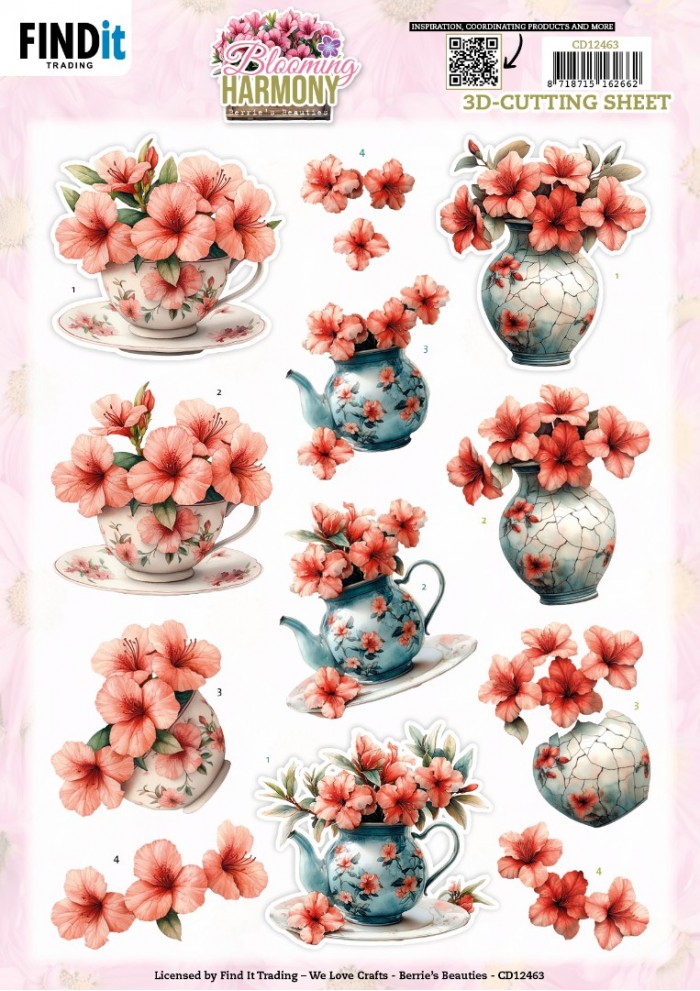 Berries Beauties - Blooming Harmony - 3D knipvel - Elegance