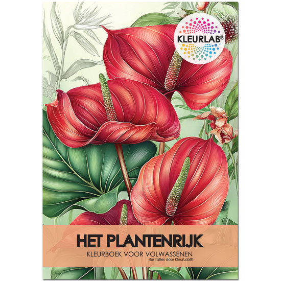 Kleurlab - kleurboek voor volwassenen - Het Plantenrijk