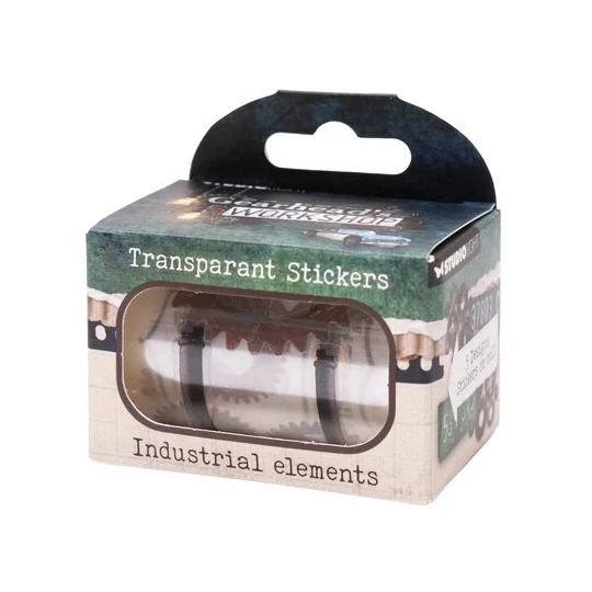 Studio Light - Gearhead's Workshop - Transparant Stickers Industrial Elements