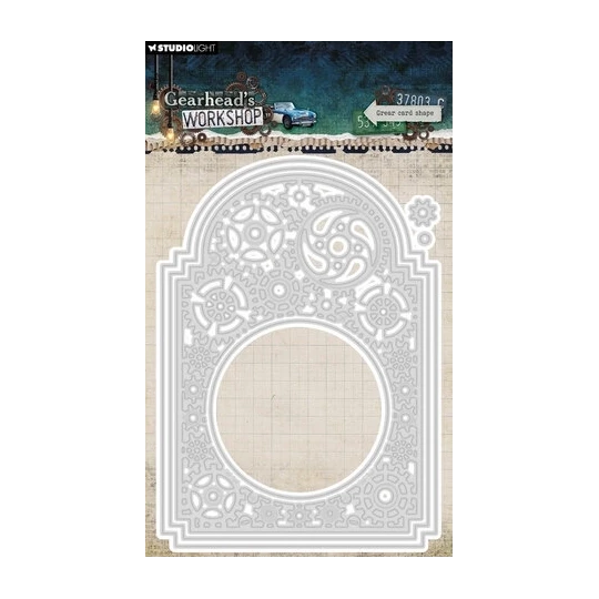 Studio Light - Gearhead's Workshop - Cutting Dies Gear Card Shape