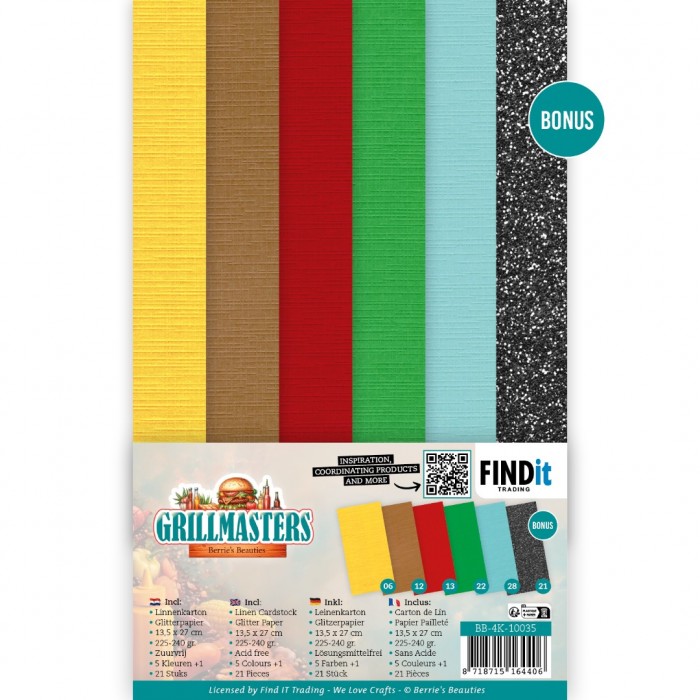 Berries Beauties - Grillmasters - Linnen Cardstock 4K