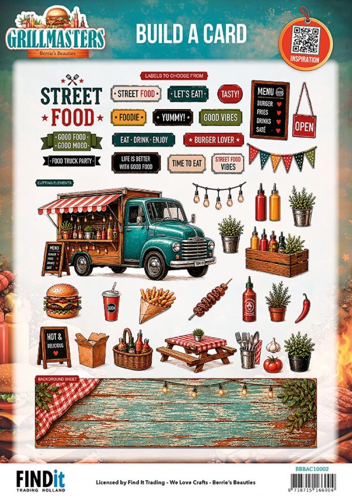 Berries Beauties - Grillmasters - Build a Card - Street Food