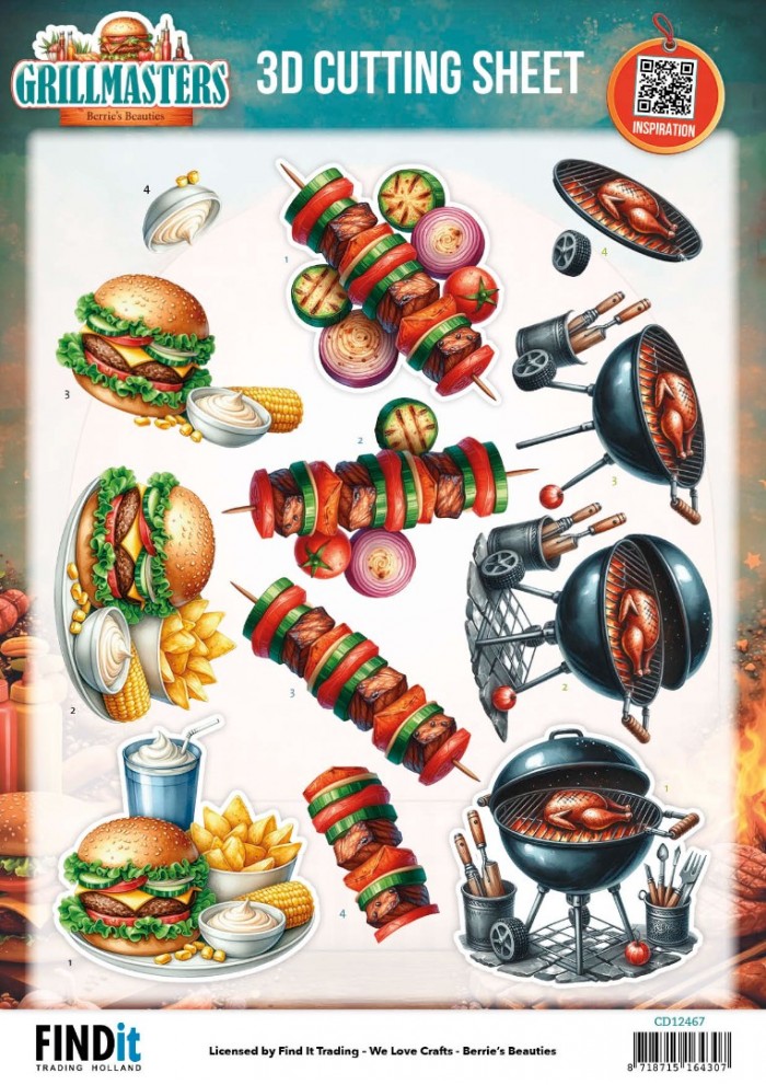 Berries Beauties - Grillmasters - 3D knipvel - Flame Grilled Favorites