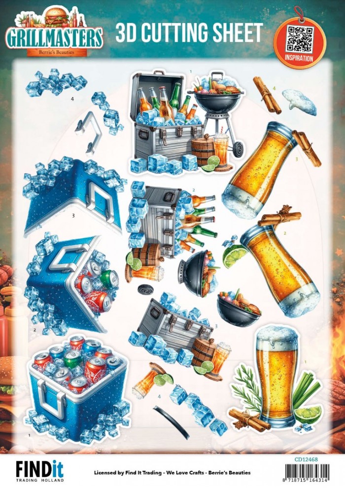 Berries Beauties - Grillmasters - 3D knipvel - BBQ & Brews