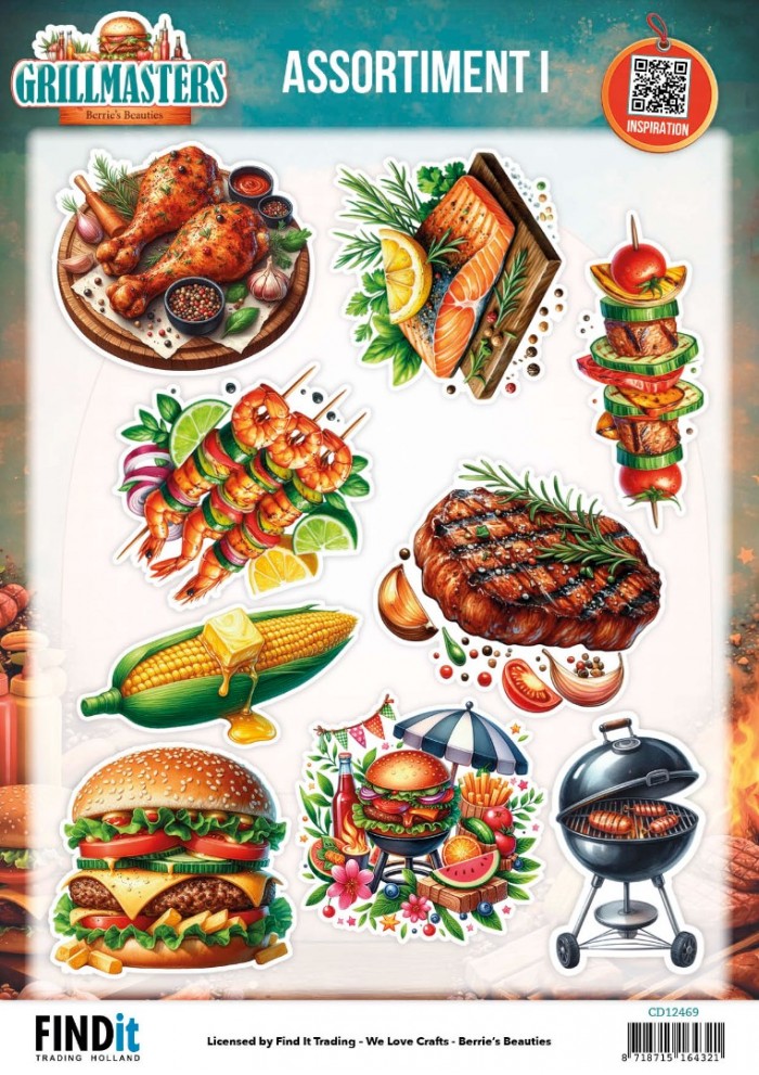 Berries Beauties - Grillmasters - 3D knipvel Assorti 1